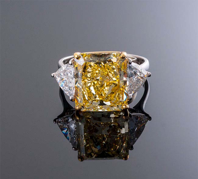 Yellow Diamond Ring